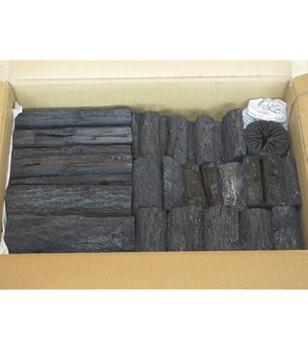 Amazon.co.jp: 茶道炭 風炉用 7手前組炭 : スポーツ＆アウトドア